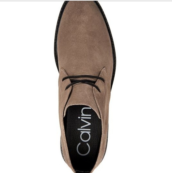 Calvin Klein men's suede chukka boots NEW 9.5 - Picture 4 of 4